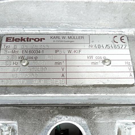 Three-phase motor D 08 /S355 Used