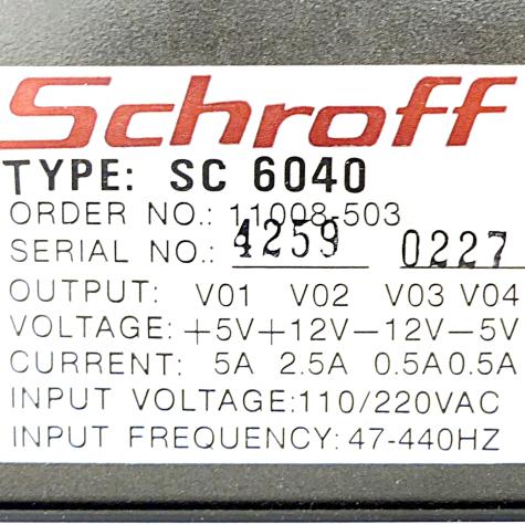 Stromversorgung SC 6040 Gebraucht