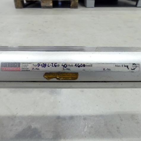 Kolbenstangenloser Pneumatikzylinder P120L-26 Gebraucht