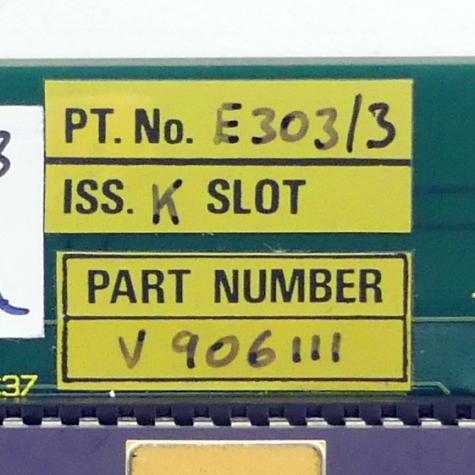 Control card  Used