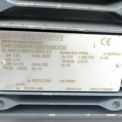 Getriebemotor DRE100M4/FF/MM30/MO/LN Neu