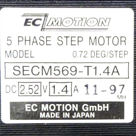 SIZE60 5-phase stepper motor 0.72° 1.66Nm Strands: 10 1.4A Front shaft: 8mm  New FS