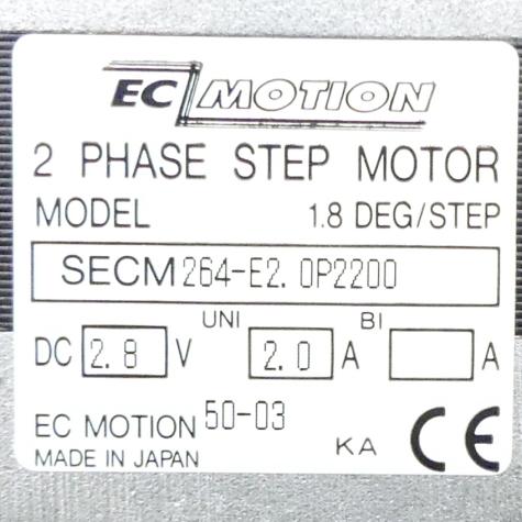 NEMA23 2-phase stepper motor 1.8° 0.39Nm Strands: 8 2.0A Front shaft: 6.35mm Encoder line driver  New FS