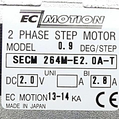 NEMA23 2-Phasen-Schrittmotor 0.9° 0.44Nm Anschlußkasten 2.0A Frontwelle:6.35mm  Neu OVP