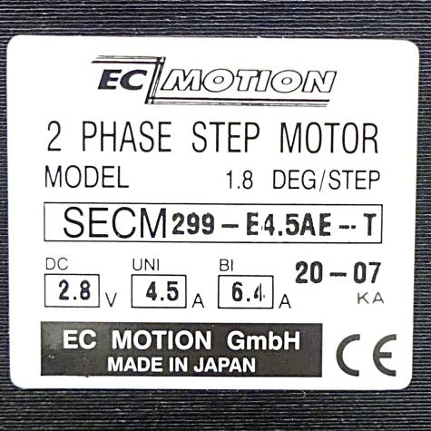 NEMA34 2-Phasen-Schrittmotor 1.8° 5.4Nm Anschlußkasten 4.5A Frontwelle:14mm  Neu OVP