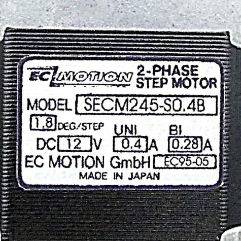 NEMA17 2-Phasen-Schrittmotor 1.8° 0.32Nm Litzen:6 0.4A 2-Wellenenden:5mm  Neu OVP