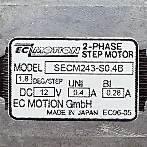 NEMA17 2-phase stepper motor 1.8° 0.16Nm Strands: 6 0.4A 2 shaft ends: 5mm  New FS