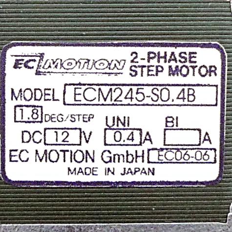 NEMA17 2-Phasen-Schrittmotor 1.8° 0.22Nm Litzen:6 0.4A 2-Wellenenden:5mm  Neu OVP
