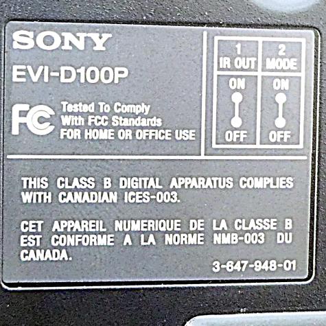 Video Camera  Used