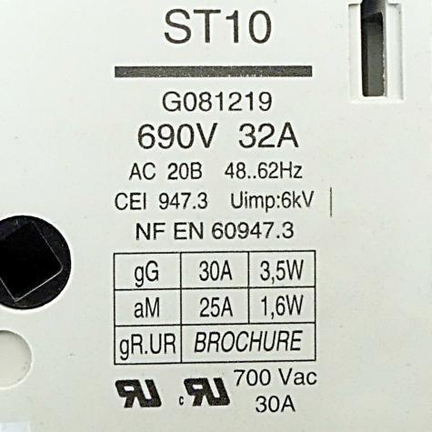 Sicherungshalter ST10 Gebraucht