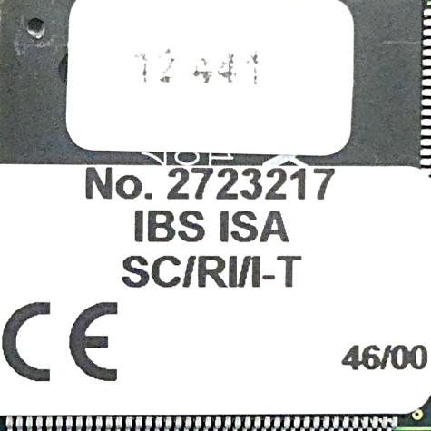 Anschaltbaugruppe IBS ISA SC/RI/I-T Gebraucht