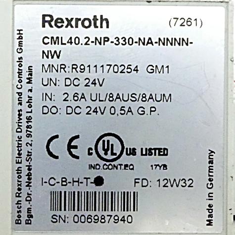 Indra Control control system CML40.2-NP-330-NA-NNNN-NW 