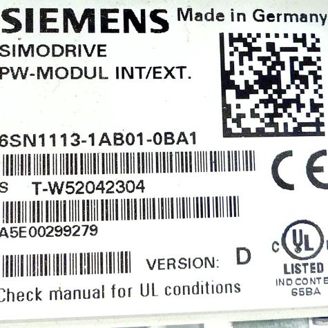 Pulswiderstandsmodul SIMODRIVE 611  Gebraucht