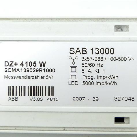 Messwandlerzähler 5//1 DZ+ 4105 W Neuwertig