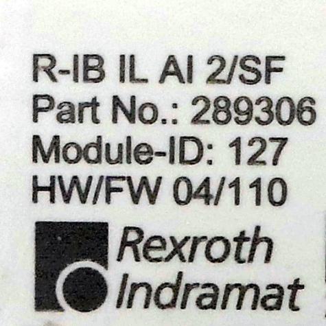 Inline function terminal R-IB IL AI 2/SF Refurbished