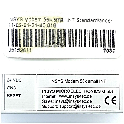 Industry modem 56k small INT  Used