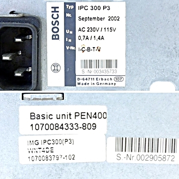 Control module IPC 300 P3 Used