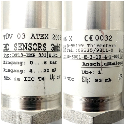 Pressure transmitter DX13-DMP 331 Used