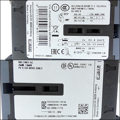 Koppelhilfsschütz 3RH2131-2KB40 Neu