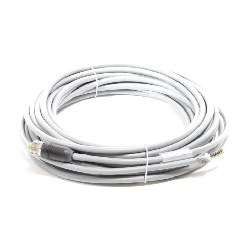 M12 Bu. 0° A-cod. free cable end shielded  New FS
