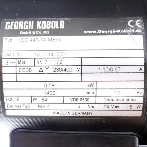 Getriebemotor KOD446-1AMB/G  Neu
