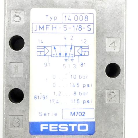 Solenoid Valve 14008 Used