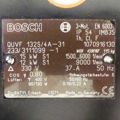 Three Phase Motor QUVF 132S/4A-31 New