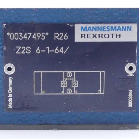 Rückschlagventil hydraulisch entsperrbar Z2S 6-1-64  Neu