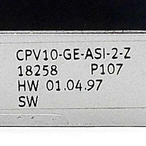 Elektrische Anschaltung Ventilinsel 18258 