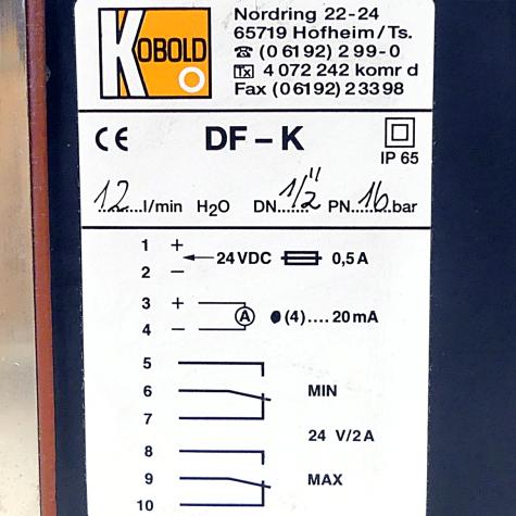 Flügelrad-Durchflussmesser  Neuwertig