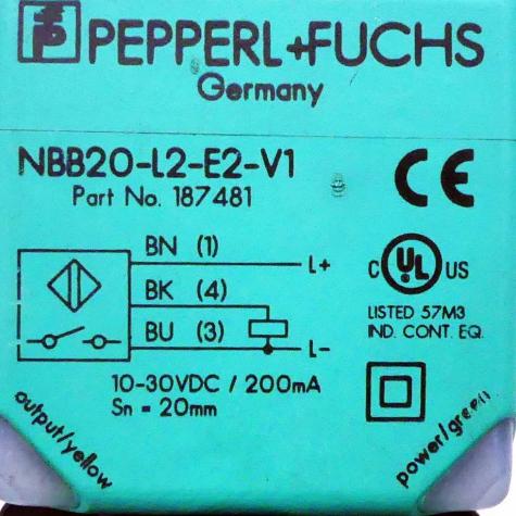 Inductive sensor NBB20-L2-E2-V1  Used