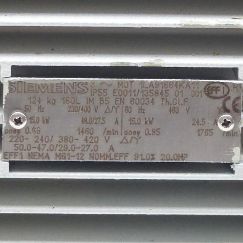 Drehstrommotor 1 LA91664KA11 Gebraucht