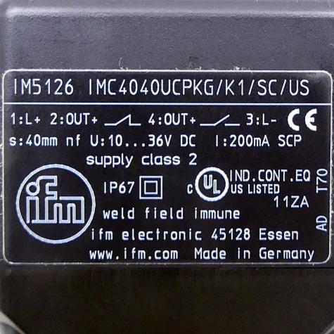 Induktiver Sensor IM5126 Neu OVP