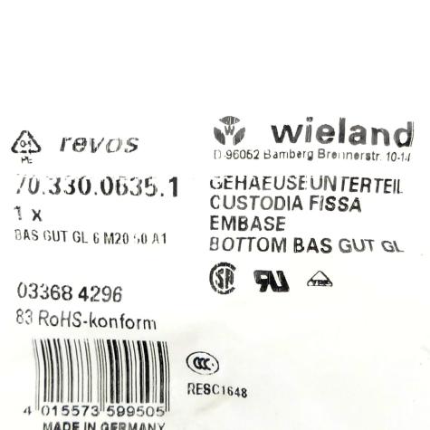 Gehäuse für HDC-Steckverbinder 03368 4296 