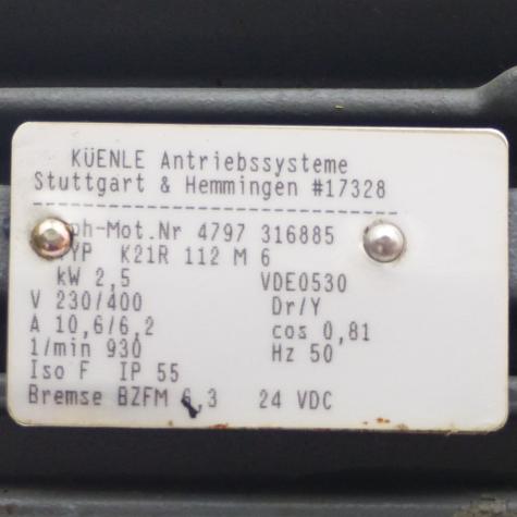 Drehstrommotor K21R 112 M 6  Gebraucht
