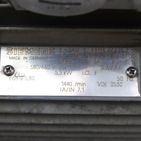 Drehstrommotor 1 LA113-4AA71-Z  Gebraucht