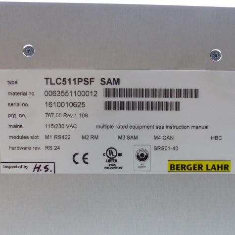 Twin Line step motor control IP54 TLC511PSF RS422/RM/SAM/CAN/HBC Refurbished