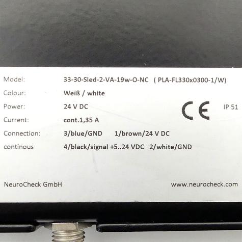 Flächenbeleuchtung 33-30-Sled-2-VA-19w-O-NC  Gebraucht