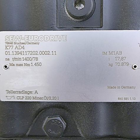 Getriebe K77 AD4  Used