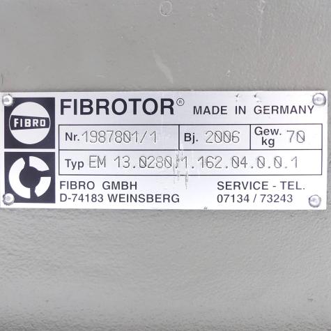FIBROTOR Rotary indexing table EM 13  Used