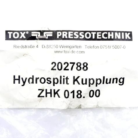 Hydrosplit Kupplung ZHK 018. 00 Neu