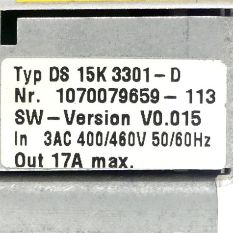 Servo Drive DS 15K3301-D Used