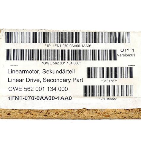 Secondary part for linear motor  New FS