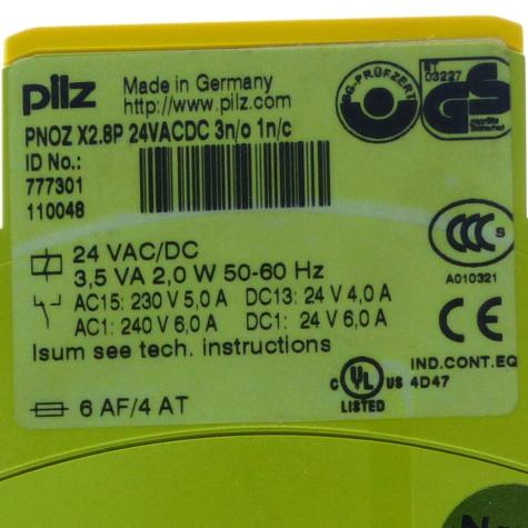 Not-Aus-Schaltgerät PNOZ X2.8P 24VACDC 3n/o 1n/c Gebraucht