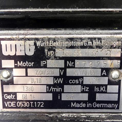 Electric motor ODG 634 T / 39 / Used