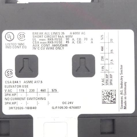 Circuit Breaker 3RT2026-1BB40 