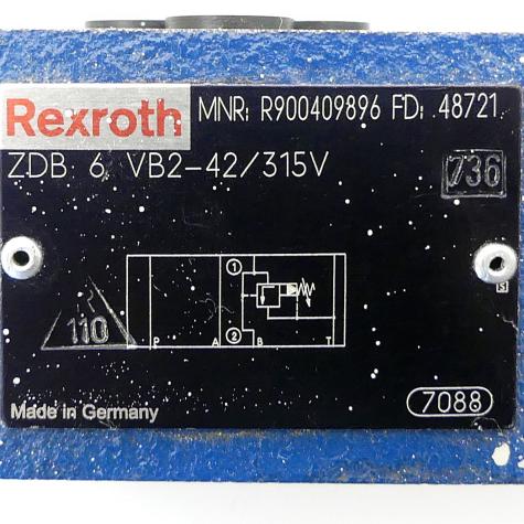 Pressure relief valve ZDB 6 VB2-42/315V Used