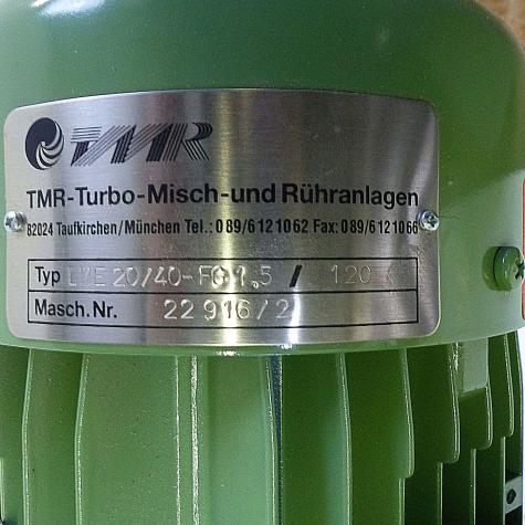 Turbo Mixer LME 20/40 Geared Agitator 1282AFH-90 L/4 TF Refurbished