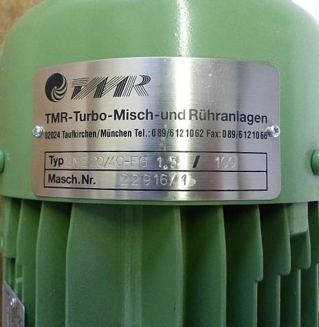 Turbo Mixer LME 20/40 Geared Agitator 1282AFH-90 L/4 TF 