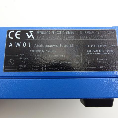 Analog evaluation Unit AW01 New